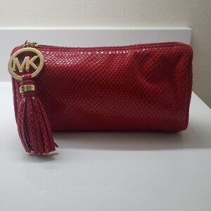 Michael Kors Limited Edition Red Cosmetic Bag